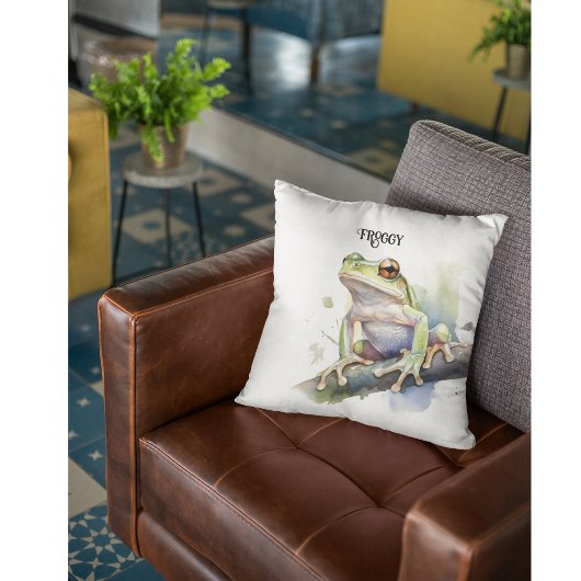 Niedlicher Baumfrosch, kundenspezifisch Fleecedecke