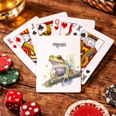 Niedlicher Baumfrosch, kundenspezifisch Spielkarten