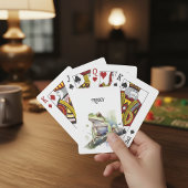 Niedlicher Baumfrosch, kundenspezifisch Spielkarten