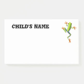 Niedlicher Baumfrosch Post-it Klebezettel