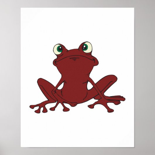 niedlicher Baumfrosch Poster (Vorne)
