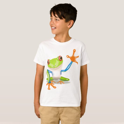 Niedlicher Baumfrosch T-Shirt (Vorne ganz)