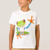 Niedlicher Baumfrosch T-Shirt (Vorderseite)