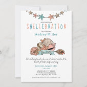 Niedlicher Beachy Graduate weg Abschiedsjubiläum P Einladung (Vorderseite)