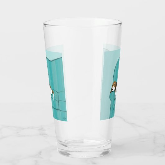 Niedlicher Beagle auf Schlafensofa-Hund der Glas (Rechts)