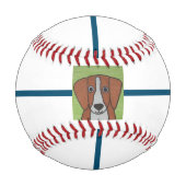 Niedlicher Beagle Baseball (Rückseite)