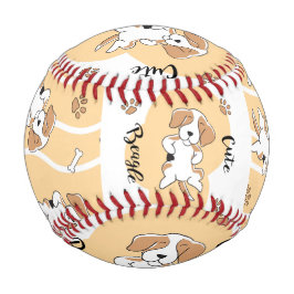 Niedlicher Beagle Baseball