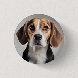 Niedlicher Beagle Button