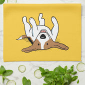 Niedlicher Beagle-Cartoon-Hundeentzückenden Handtuch (Gefaltet)