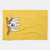 Niedlicher Beagle-Cartoon-Hundeentzückenden Handtuch (Horizontal)