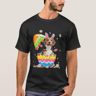 Niedlicher Beagle Ei Shirt Ostertag Hund Vater Hun