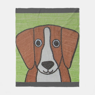 Niedlicher Beagle Fleece Blanket