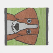 Niedlicher Beagle Fleece Blanket (Vorderseite (Horizontal))