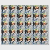 Niedlicher Beagle Geschenkpapier (Flach)