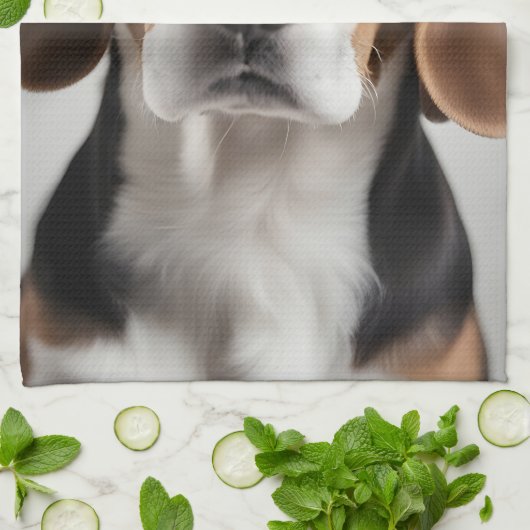 Niedlicher Beagle Geschirrtuch (Gefaltet)