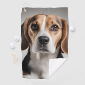 Niedlicher Beagle Golfhandtuch (Insitu)