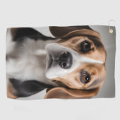 Niedlicher Beagle Golfhandtuch (Horizontal)