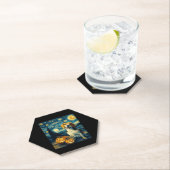 Niedlicher Beagle Hund Halloween Kürbislaterne Pum Untersetzer (Vor Ort)