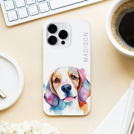 Niedlicher Beagle Hund Lover Wasserfarbe Case-Mate iPhone 14 Pro Max Hülle