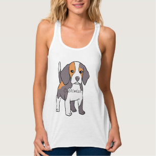 Niedlicher Beagle Hund Rasse Thunder_Cove Tank Top