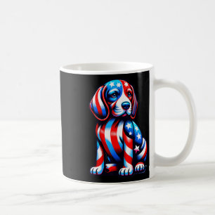 Niedlicher Beagle Hund US Flagge Frauen Hunde Lieb Kaffeetasse
