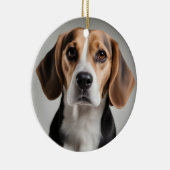 Niedlicher Beagle Keramik Ornament (Rechts)