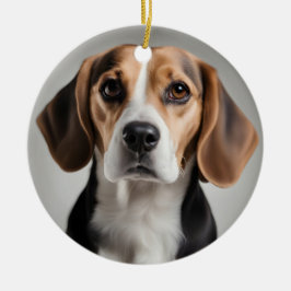 Niedlicher Beagle Keramik Ornament