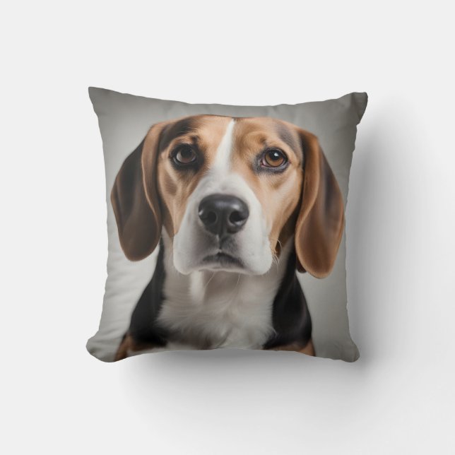 Niedlicher Beagle Kissen (Vorderseite)