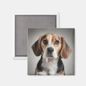 Niedlicher Beagle Magnet (Vorderseite/Rückseite)