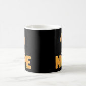 Niedlicher Beagle Nope Funny Lazy Dog Design Kaffeetasse (Mittel)
