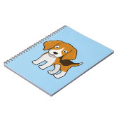 Niedlicher Beagle Notizblock (Linke Seite)