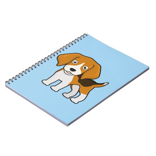 Niedlicher Beagle Notizblock (Linke Seite)