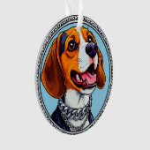 Niedlicher Beagle Ornament (Vorderseite)