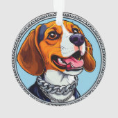 Niedlicher Beagle Ornament (Rückseite)