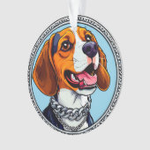 Niedlicher Beagle Ornament (Vorderseite)