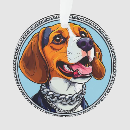 Niedlicher Beagle Ornament (Vorderseite)