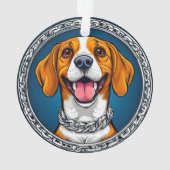 Niedlicher Beagle Ornament (Rückseite)
