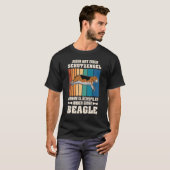Niedlicher Beagle schlafen Schlafanzug Nachts 2 T-Shirt (Vorne ganz)