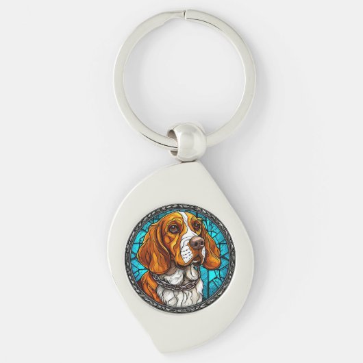 Niedlicher Beagle Schlüsselanhänger (Vorderseite)