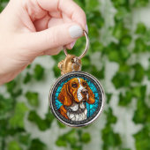 Niedlicher Beagle Schlüsselanhänger (Hand)