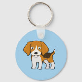 Niedlicher Beagle Schlüsselanhänger (Vorderseite)