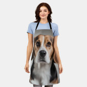 Niedlicher Beagle Schürze (Getragen)