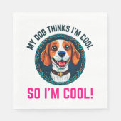 Niedlicher Beagle Serviette (Vorderseite)