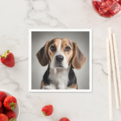 Niedlicher Beagle Serviette (Beispiel)