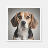 Niedlicher Beagle Serviette (Vorderseite)