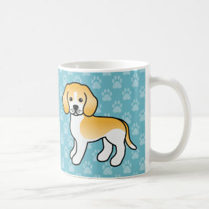 Niedlicher Beagle von Zitronenmatten, Cartoon Hund Kaffeetasse