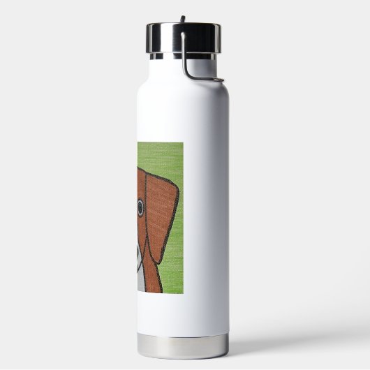 Niedlicher Beagle Wasserflasche Trinkflasche (Links)