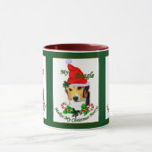 Niedlicher Beagle Weihnachtsgeschenke Tasse (Zentrum)