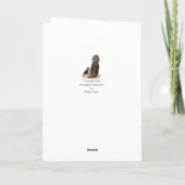 niedlicher Beagle Welpenhund Karte (Rückseite)