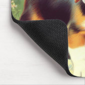 Niedlicher Beagle Welpenmalerei Mousepad (Ecke)